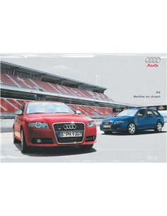 2005 AUDI S4 BROCHURE NEDERLANDS