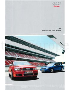 2003 AUDI S4 BROCHURE DUITS