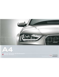 2012 AUDI A4 / S4 BROCHURE GERMAN
