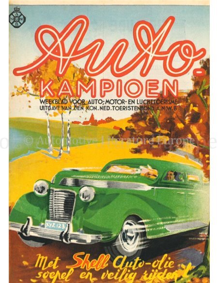 1938 AUTOKAMPIOEN MAGAZIN 49 NIEDERLÄNDISCH