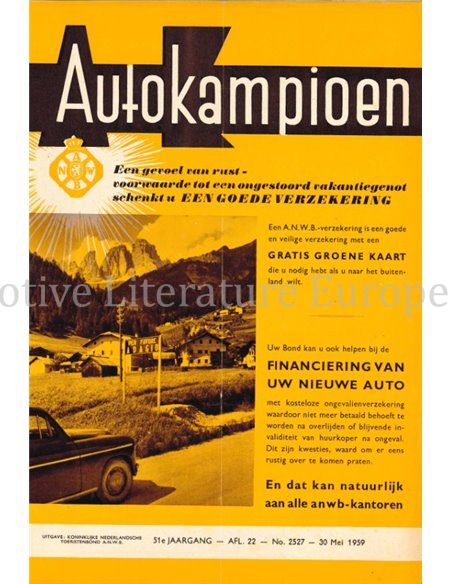 1959 AUTOKAMPIOEN MAGAZINE 22 DUTCH