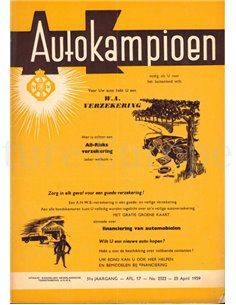 1959 AUTOKAMPIOEN MAGAZINE 17 DUTCH