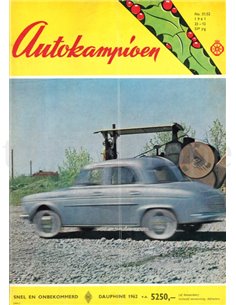 1961 AUTOKAMPIOEN MAGAZINE 51\52 NEDERLANDS