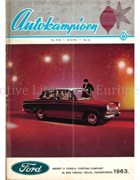 1962 AUTOKAMPIOEN MAGAZINE 51\52 DUTCH