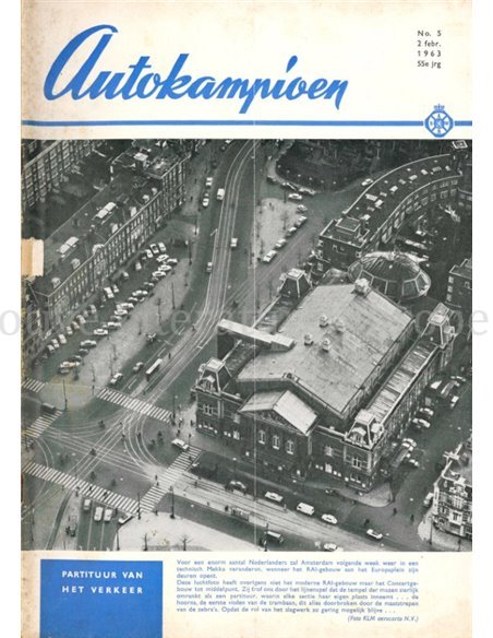 1963 AUTOKAMPIOEN MAGAZINE 5 DUTCH