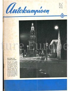1963 AUTOKAMPIOEN MAGAZINE 4 NEDERLANDS