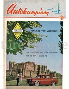 1963 AUTOKAMPIOEN MAGAZINE 7 NEDERLANDS