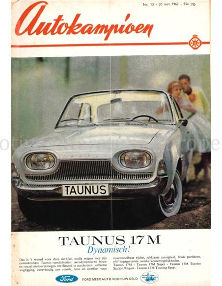 1963 AUTOKAMPIOEN MAGAZINE 13 DUTCH
