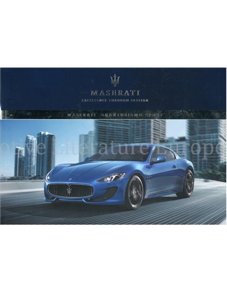 2013 MASERATI GRANTURISMO SPORT OWNERS MANUAL GERMAN