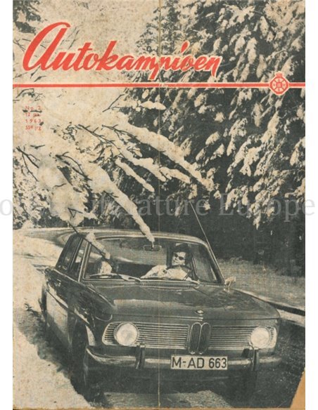1963 AUTOKAMPIOEN MAGAZINE 2 NEDERLANDS