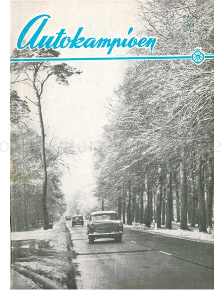 1963 AUTOKAMPIOEN MAGAZINE 1 NEDERLANDS