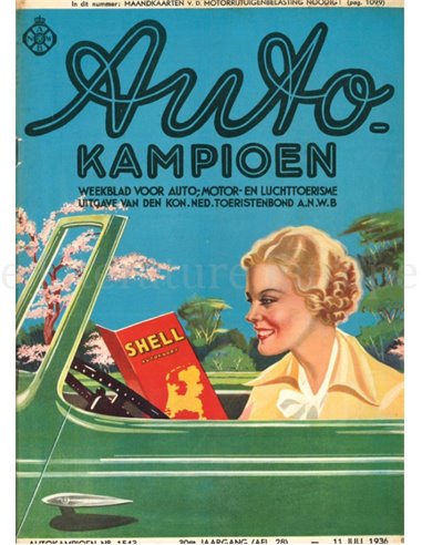1936 AUTOKAMPIOEN MAGAZIN 28 NIEDERLÄNDISCH