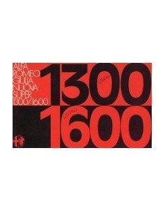 1975 ALFA ROMEO GIULIA NUOVA SUPER 1.3 / 1.6 BROCHURE ITALIAANS