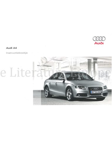 2008 AUDI A4 BETRIEBSANLEITUNG NIEDERLÄNDISCH