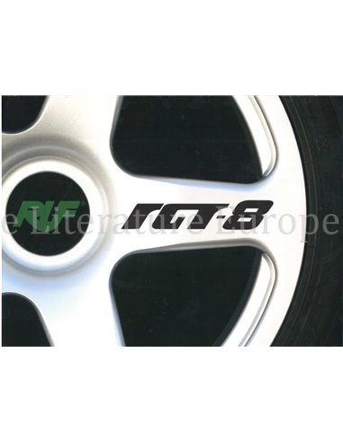 2010 RUF RGT-8 BROCHURE DUITS ENGELS