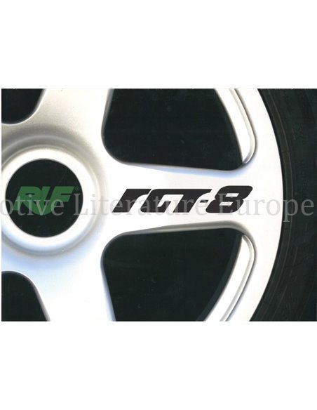 2010 RUF RGT-8 BROCHURE GERMAN ENGLISH