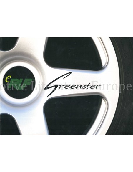 2010 eRUF GREENSTER BROCHURE DEUTSCH ENGLISCH