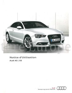 2014 AUDI A5 S5 BETRIEBSANLEITUNG FRANZÖSISCH
