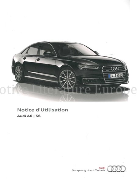 2015 AUDI A6 S6 OWNERS MANUAL FRENCH