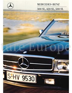 1987 MERCEDES BENZ SL PROSPEKT FRANZÖSISCH