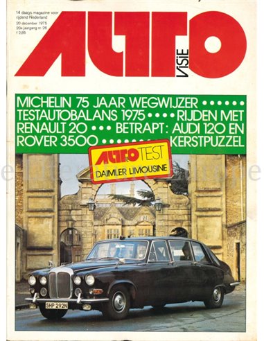 1975 AUTOVISIE MAGAZIN 26 NIEDERLÄNDISCH