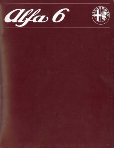 1979 ALFA ROMEO ALFA 6 BROCHURE NEDERLANDS