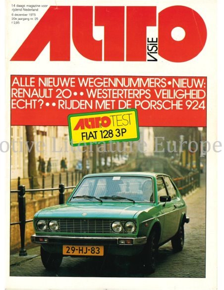 1975 AUTOVISIE MAGAZINE 25 DUTCH
