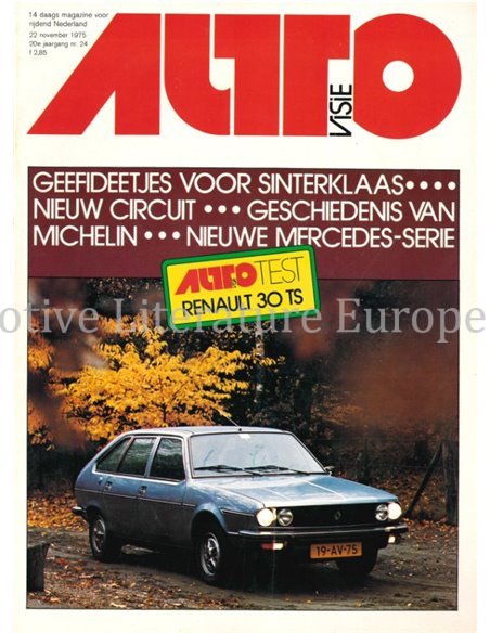 1975 AUTOVISIE MAGAZIN 24 NIEDERLÄNDISCH