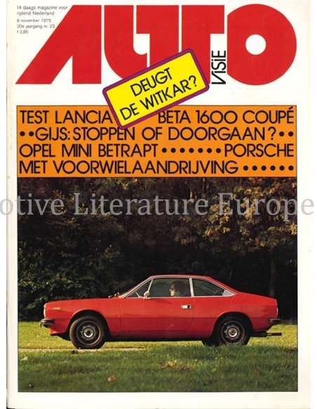 1975 AUTOVISIE MAGAZIN 23 NIEDERLÄNDISCH