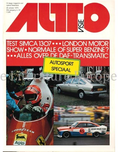 1975 AUTOVISIE MAGAZINE 22 DUTCH