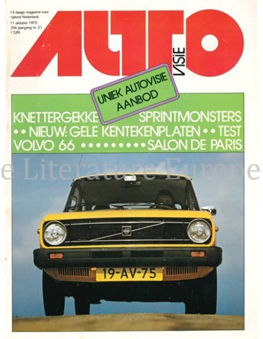 1975 AUTOVISIE MAGAZINE 21 NEDERLANDS