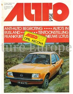 1975 AUTOVISIE MAGAZIN 20 NIEDERLÄNDISCH