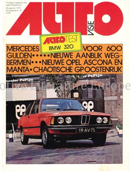 1975 AUTOVISIE MAGAZINE 18 DUTCH