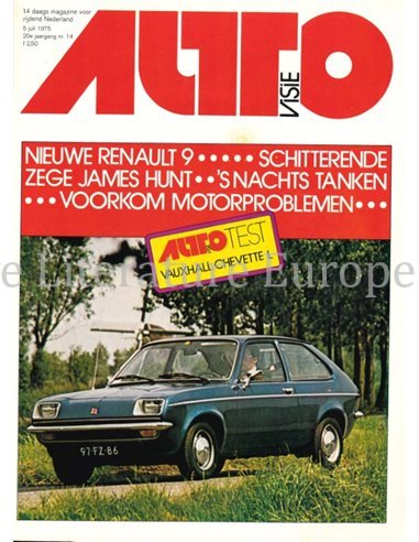 1975 AUTOVISIE MAGAZINE 14 NEDERLANDS