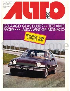 1975 AUTOVISIE MAGAZINE 11 NEDERLANDS