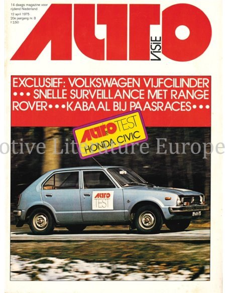 1975 AUTOVISIE MAGAZINE 08 NEDERLANDS