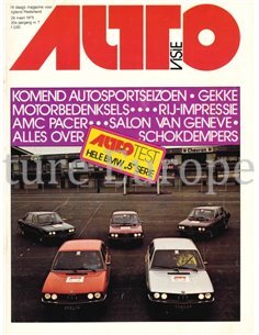 1975 AUTOVISIE MAGAZINE 07 NEDERLANDS