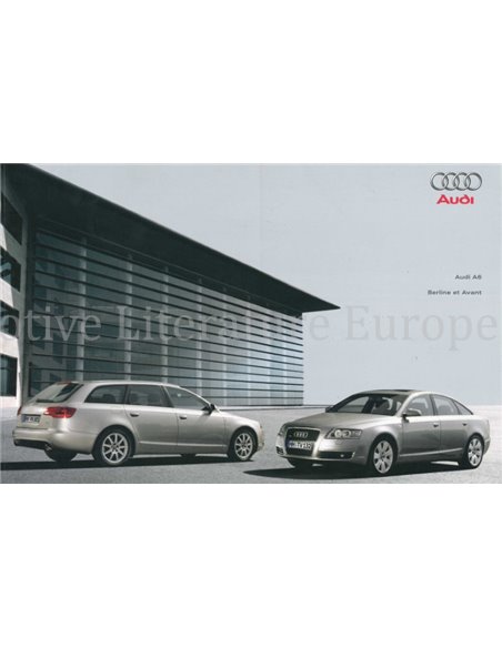 2007 AUDI A6 BROCHURE FRENCH