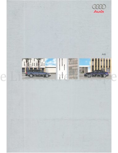 2001 AUDI A6 BROCHURE DUITS