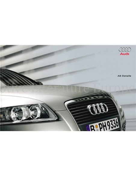 2005 AUDI A6 BROCHURE GERMAN