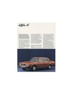 1979 ALFA ROMEO 6 BROCHURE NEDERLANDS