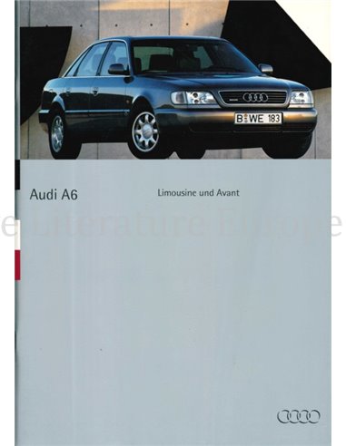 1994 AUDI A6 BROCHURE DUITS