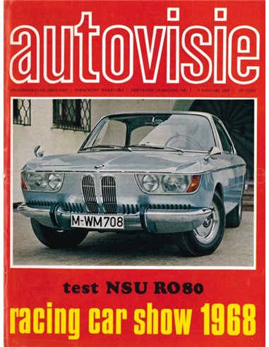 1968 AUTOVISIE MAGAZIN 01 NIEDERLÄNDISCH