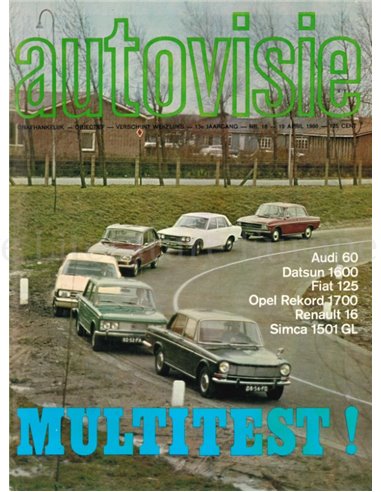 1968 AUTOVISIE MAGAZINE 18 DUTCH