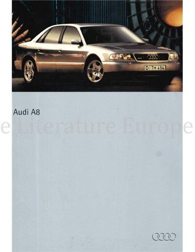 1994 AUDI A8 BROCHURE DUITS