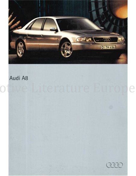 1994 AUDI A8 BROCHURE DUITS