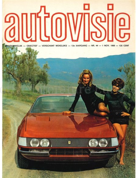 1968 AUTOVISIE MAGAZIN 44 NIEDERLÄNDISCH
