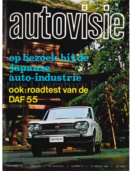 1968 AUTOVISIE MAGAZINE 02 NEDERLANDS