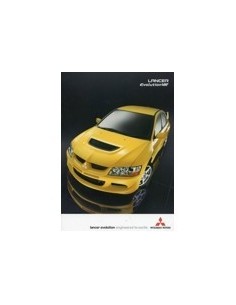 2005 MITSUBISHI LANCER EVOLUTION VIII BROCHURE ENGELS