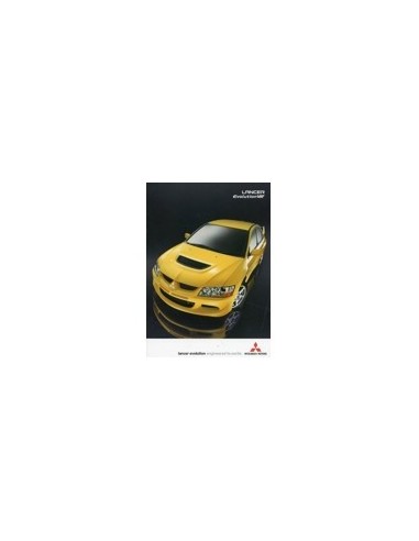 2005 MITSUBISHI LANCER EVOLUTION VIII BROCHURE ENGELS